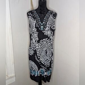 Cato Black and White XL Dress